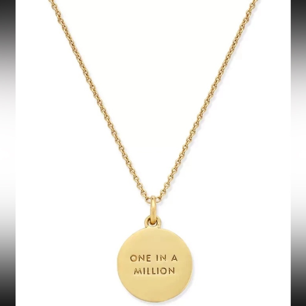 Kate Spade New York Initial Pendant Necklace J Gold - Picture 2 of 2